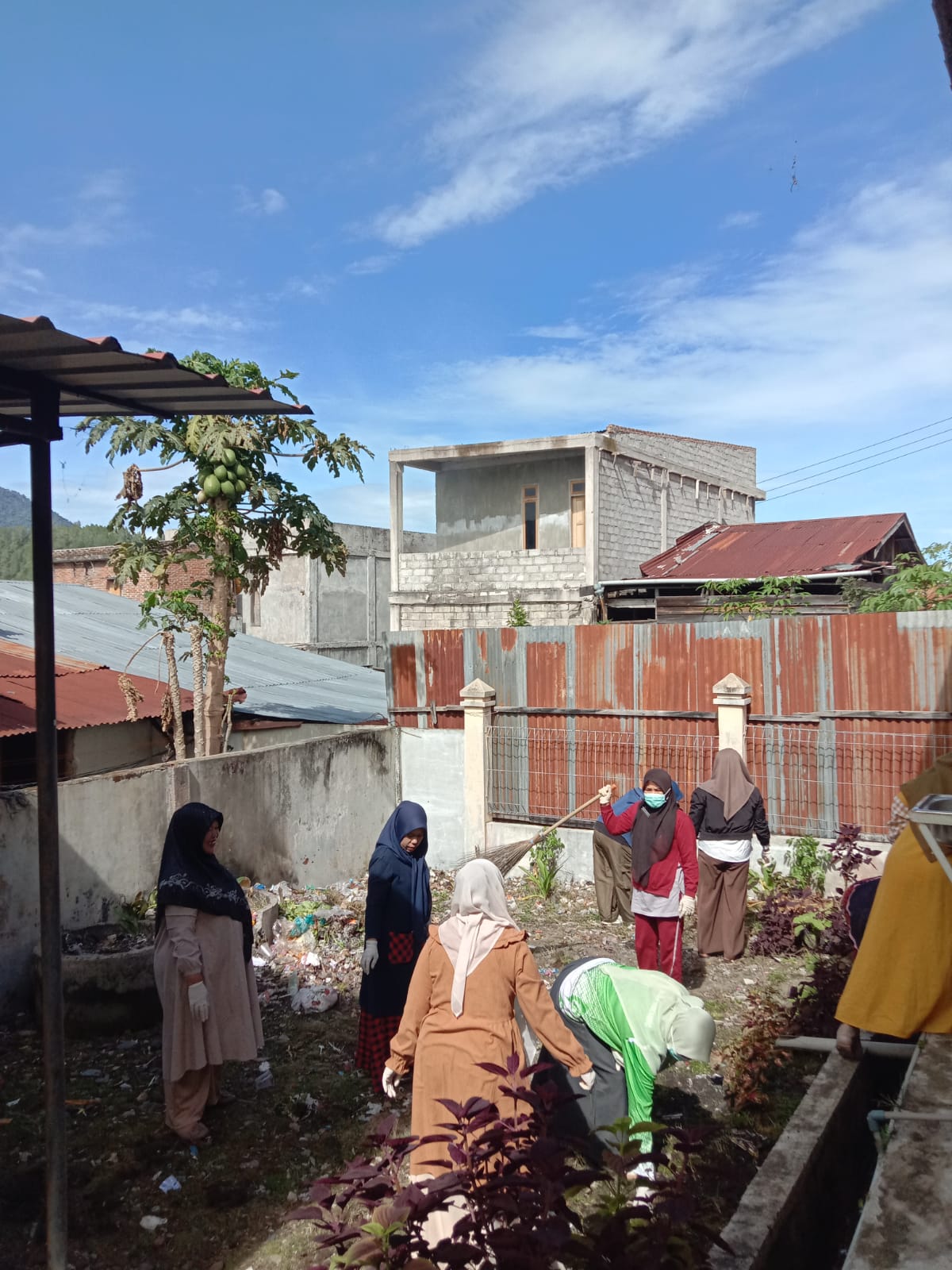 Jum'at bersih bersama puskesmas bintang 